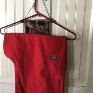 Red Scrub Pants